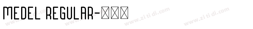 Medel Regular字体转换